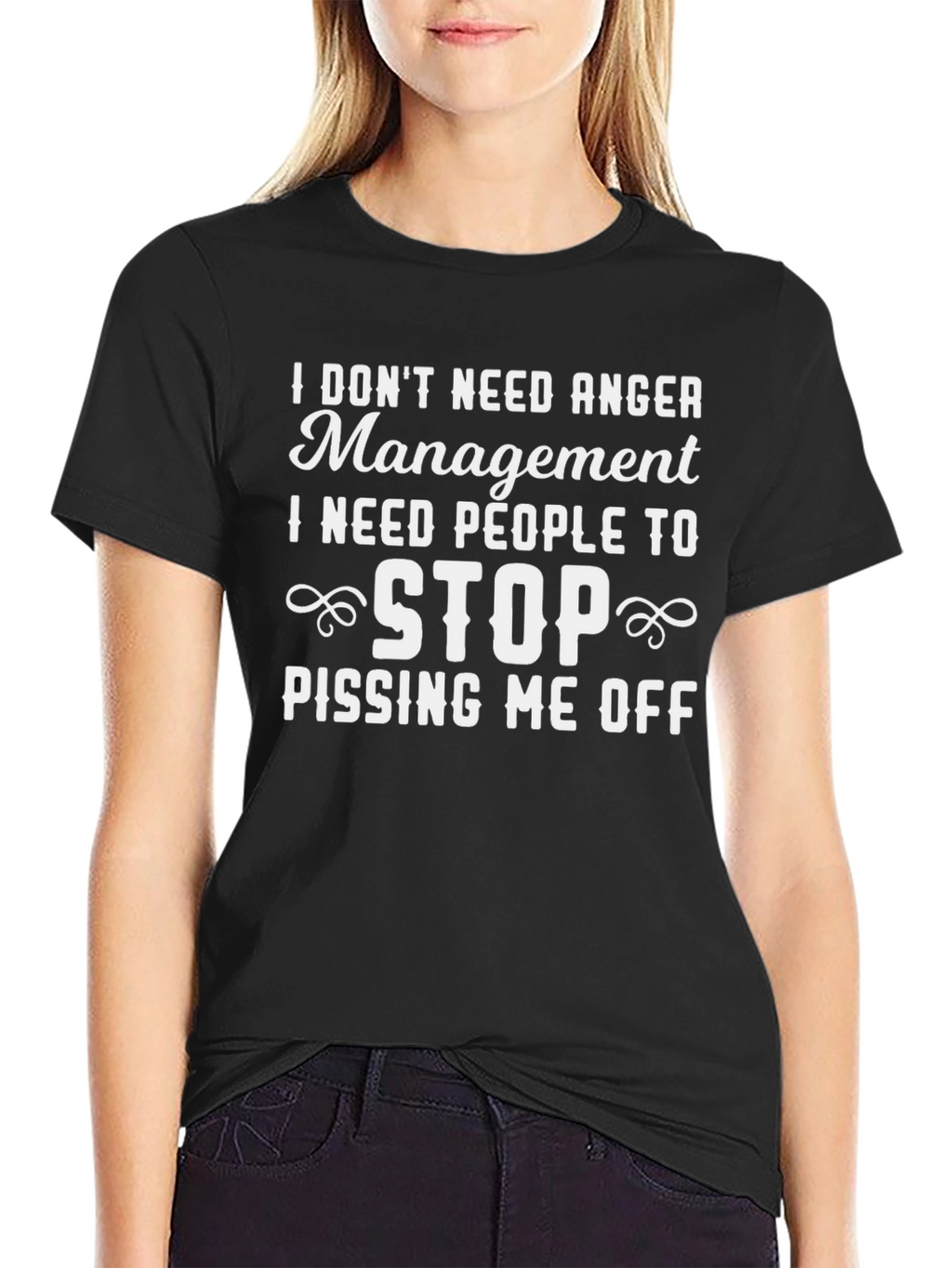 Funny Anger Management Graphic T-Shirt
