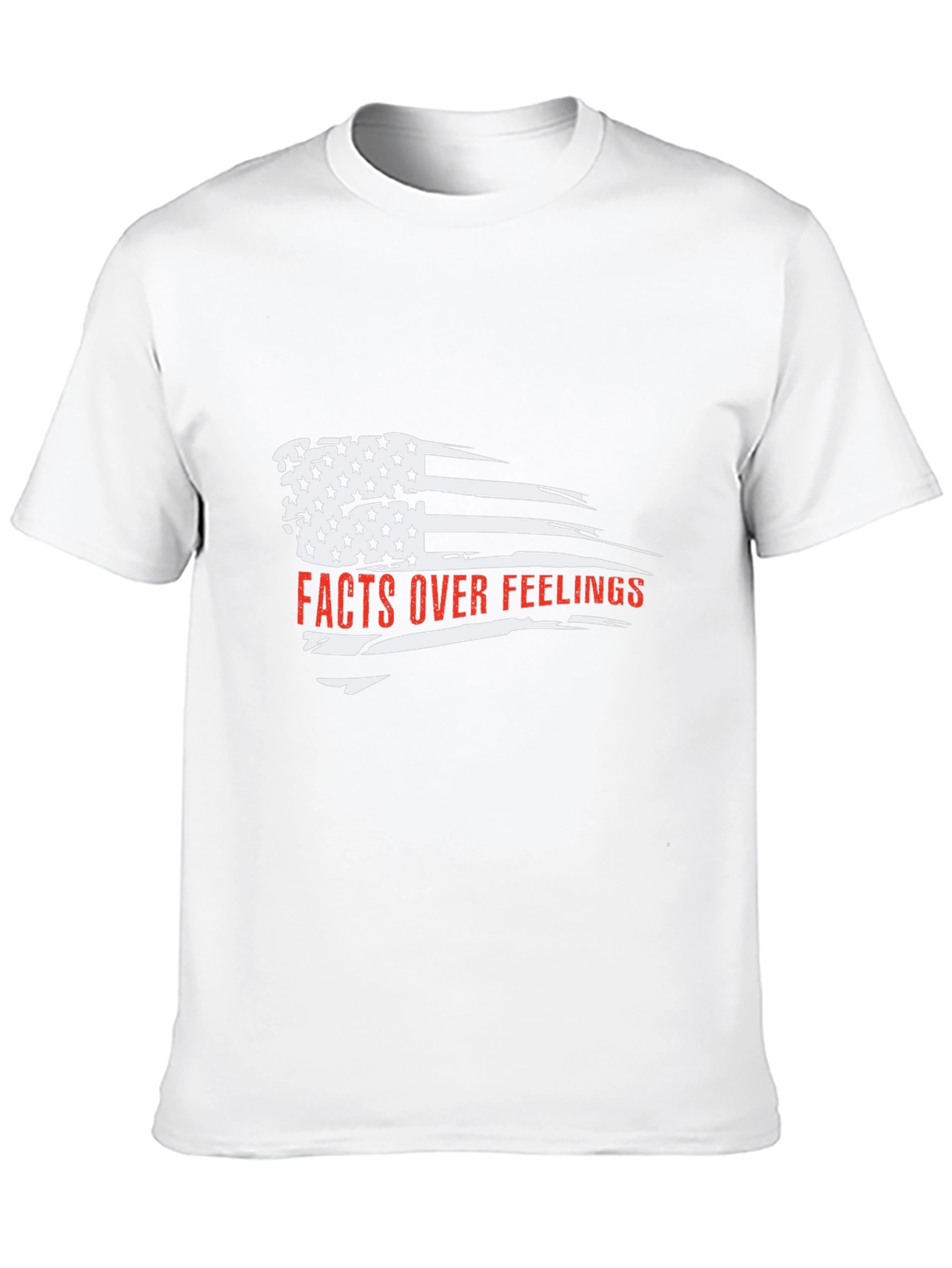 Facts Over Feelings American Flag T-Shirt
