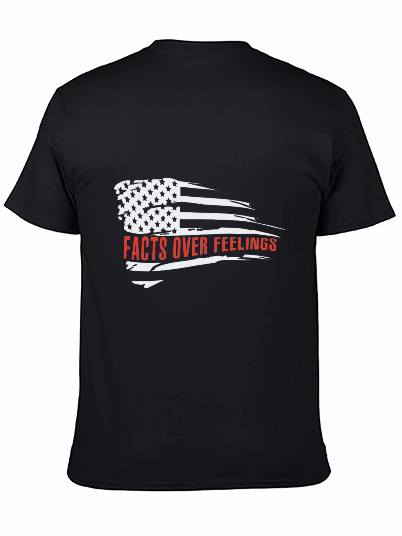 Facts Over Feelings American Flag T-Shirt