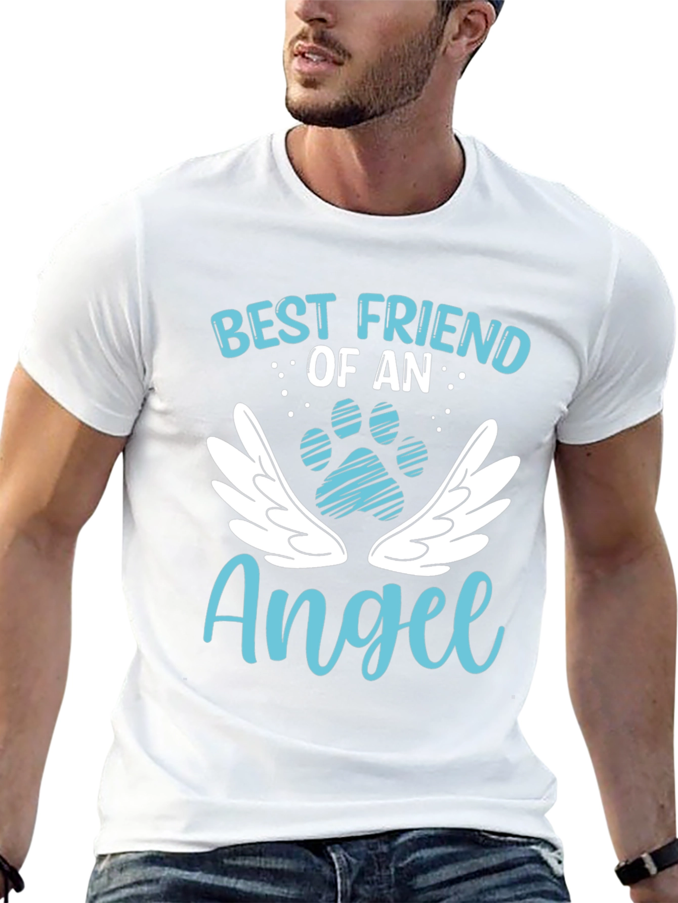 Best Friend of an Angel Pet Memorial T-Shirt