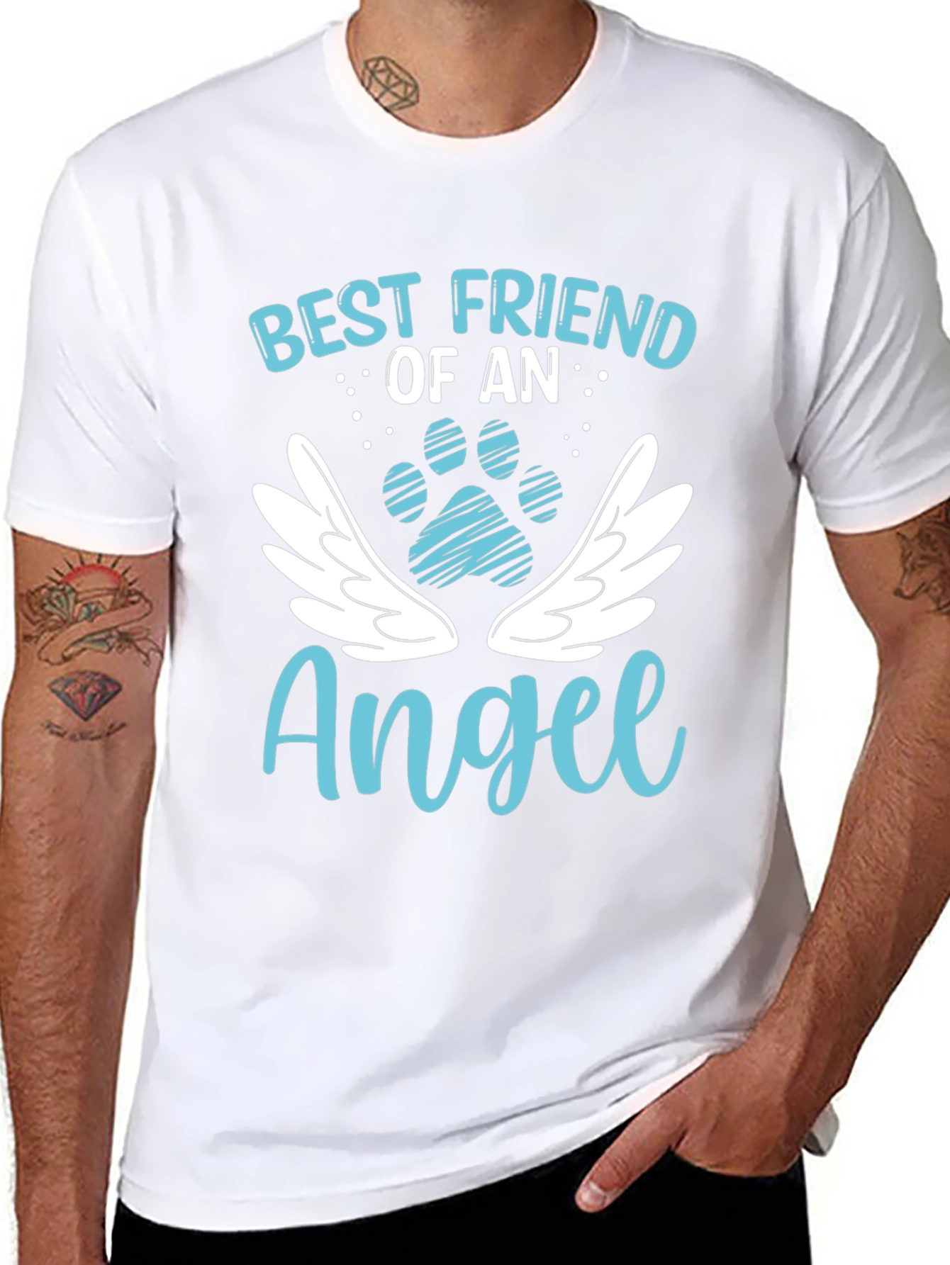 Best Friend of an Angel Pet Memorial T-Shirt