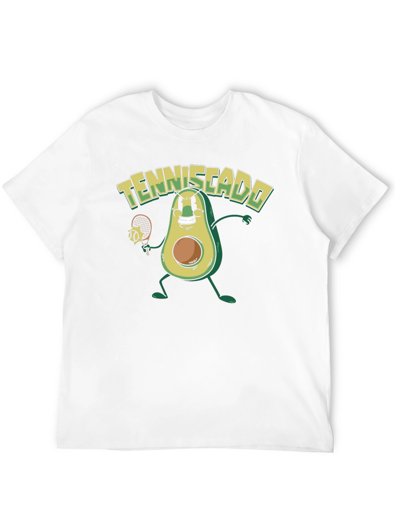 Tenniscado Funny Avocado Tennis T-Shirt
