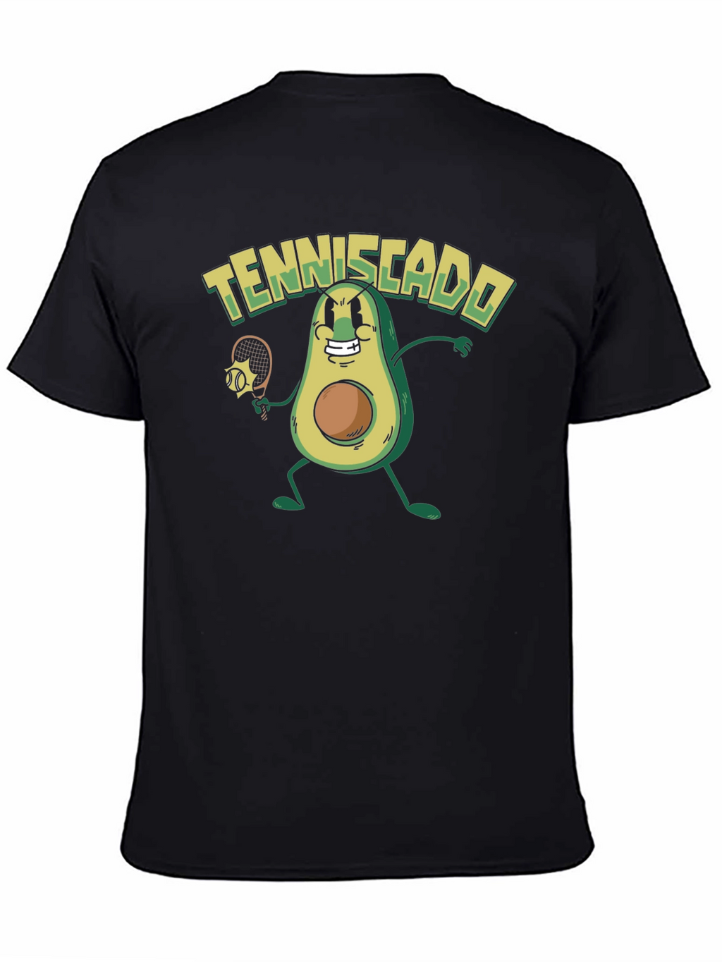 Tenniscado Funny Avocado Tennis T-Shirt