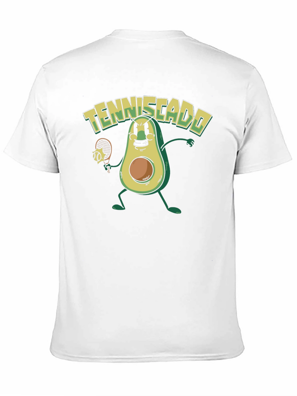 Tenniscado Funny Avocado Tennis T-Shirt