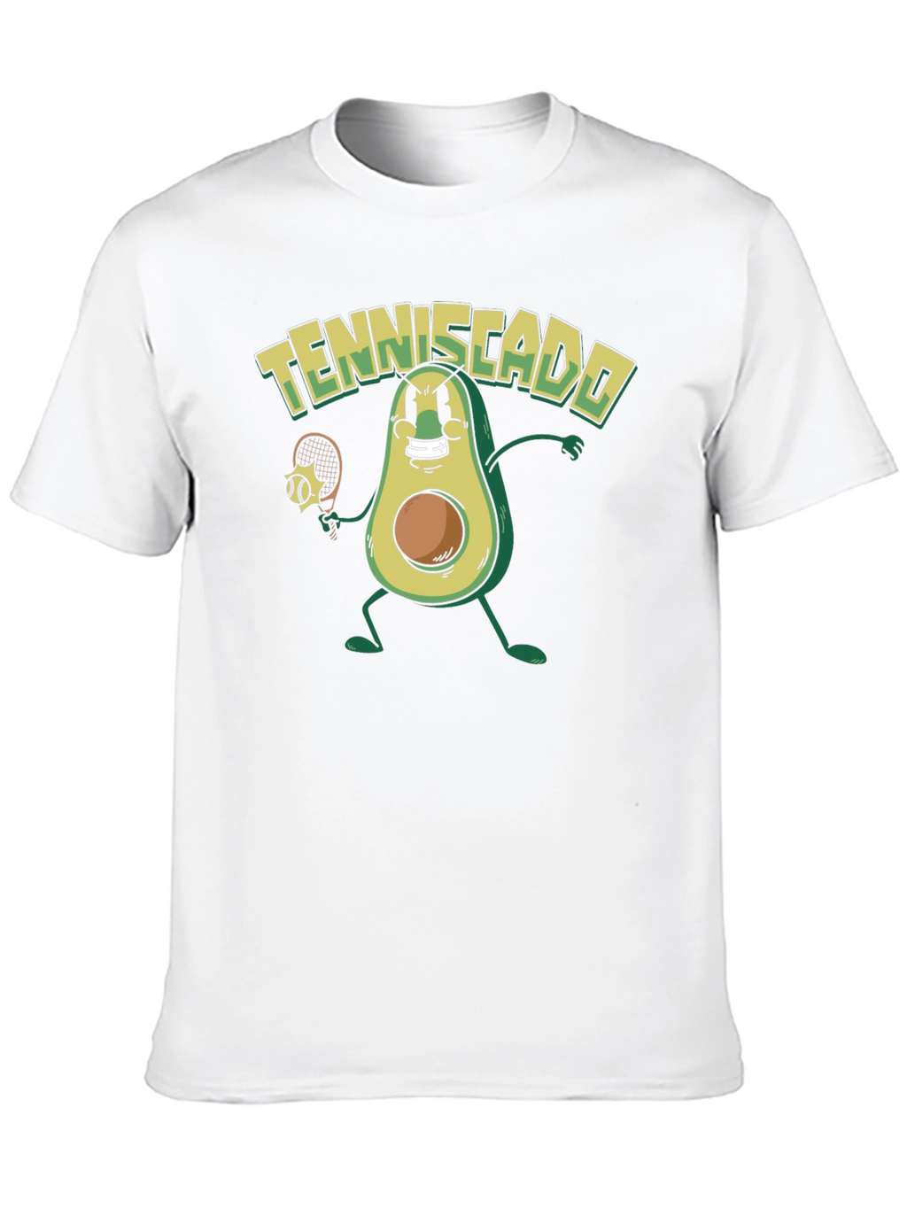 Tenniscado Funny Avocado Tennis T-Shirt