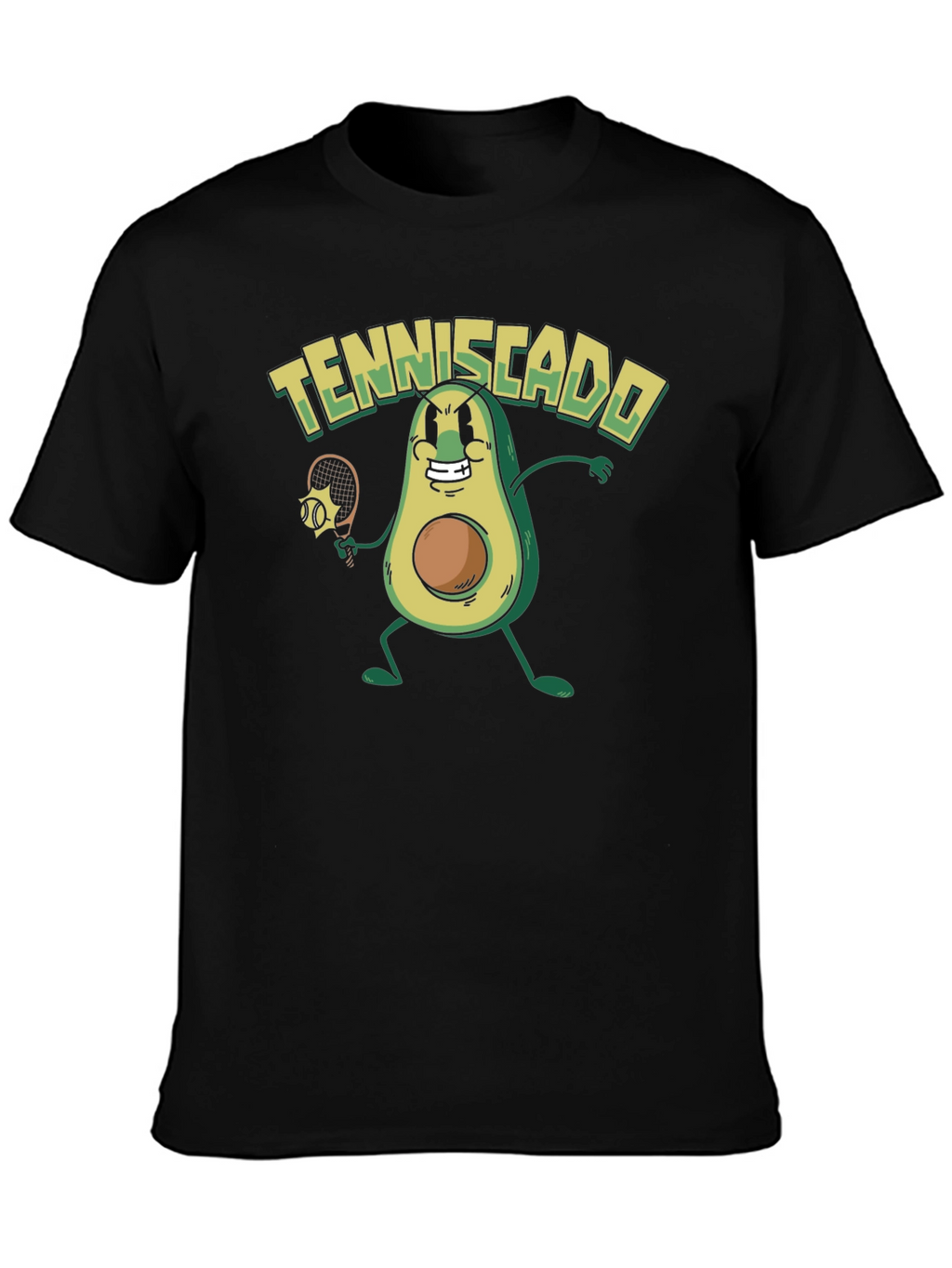 Tenniscado Funny Avocado Tennis T-Shirt