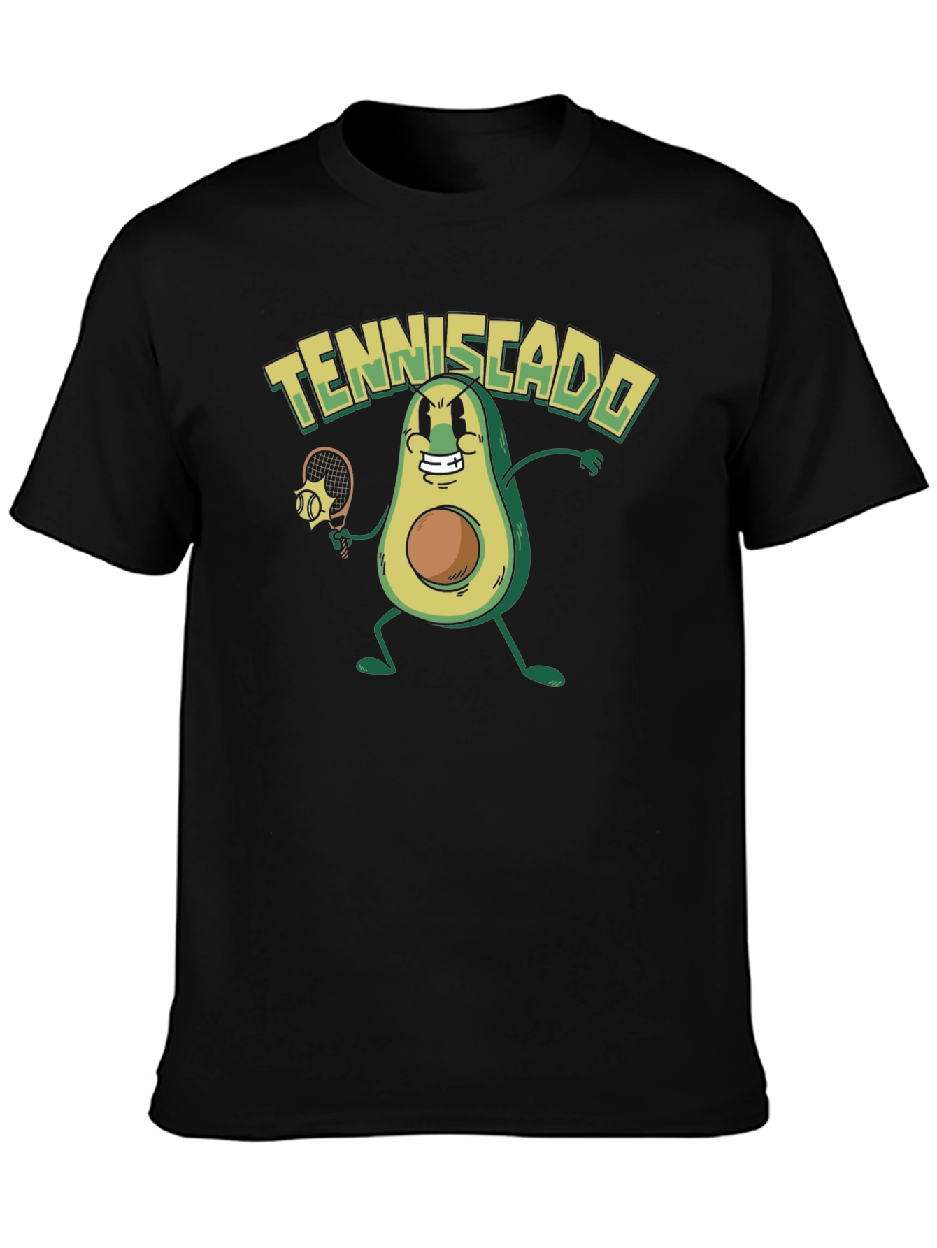 Tenniscado Funny Avocado Tennis T-Shirt