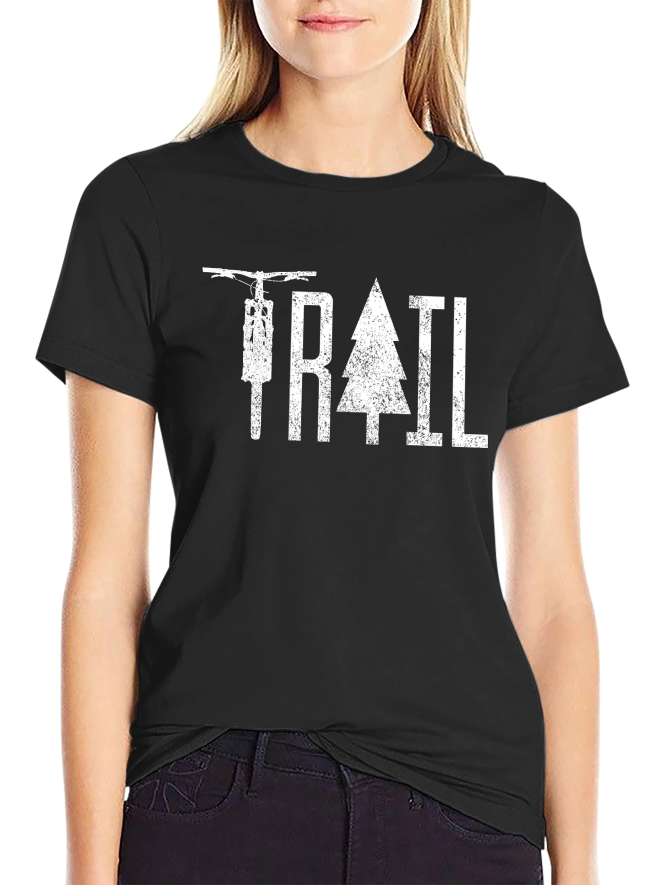 Mountain Bike Trail Graphic T-Shirt