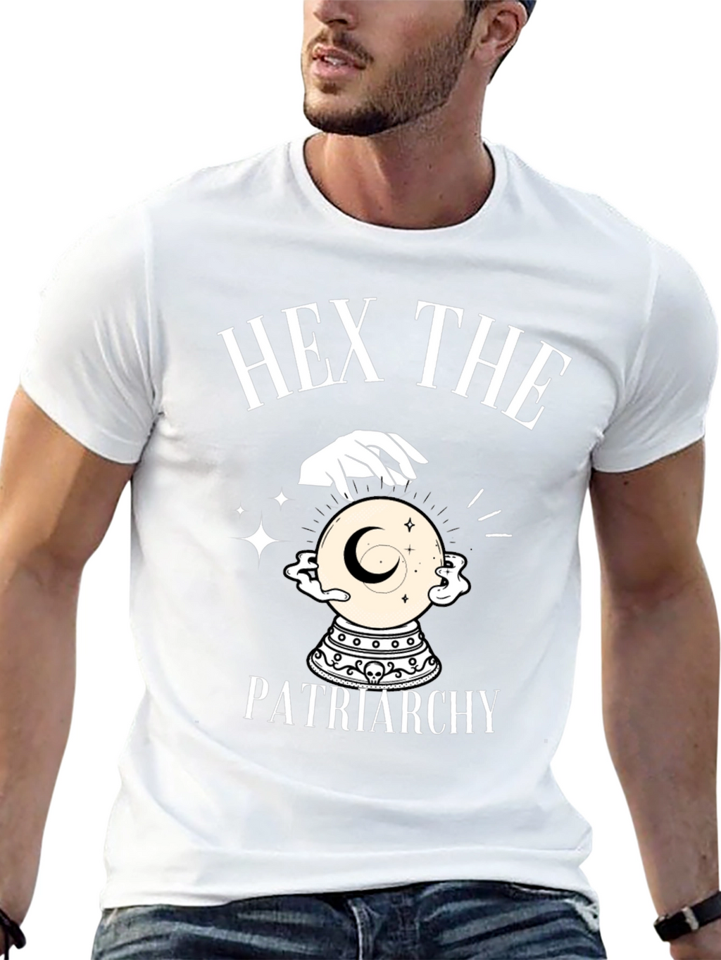 Hex the Patriarchy T-Shirt - Witchy Feminist Tee