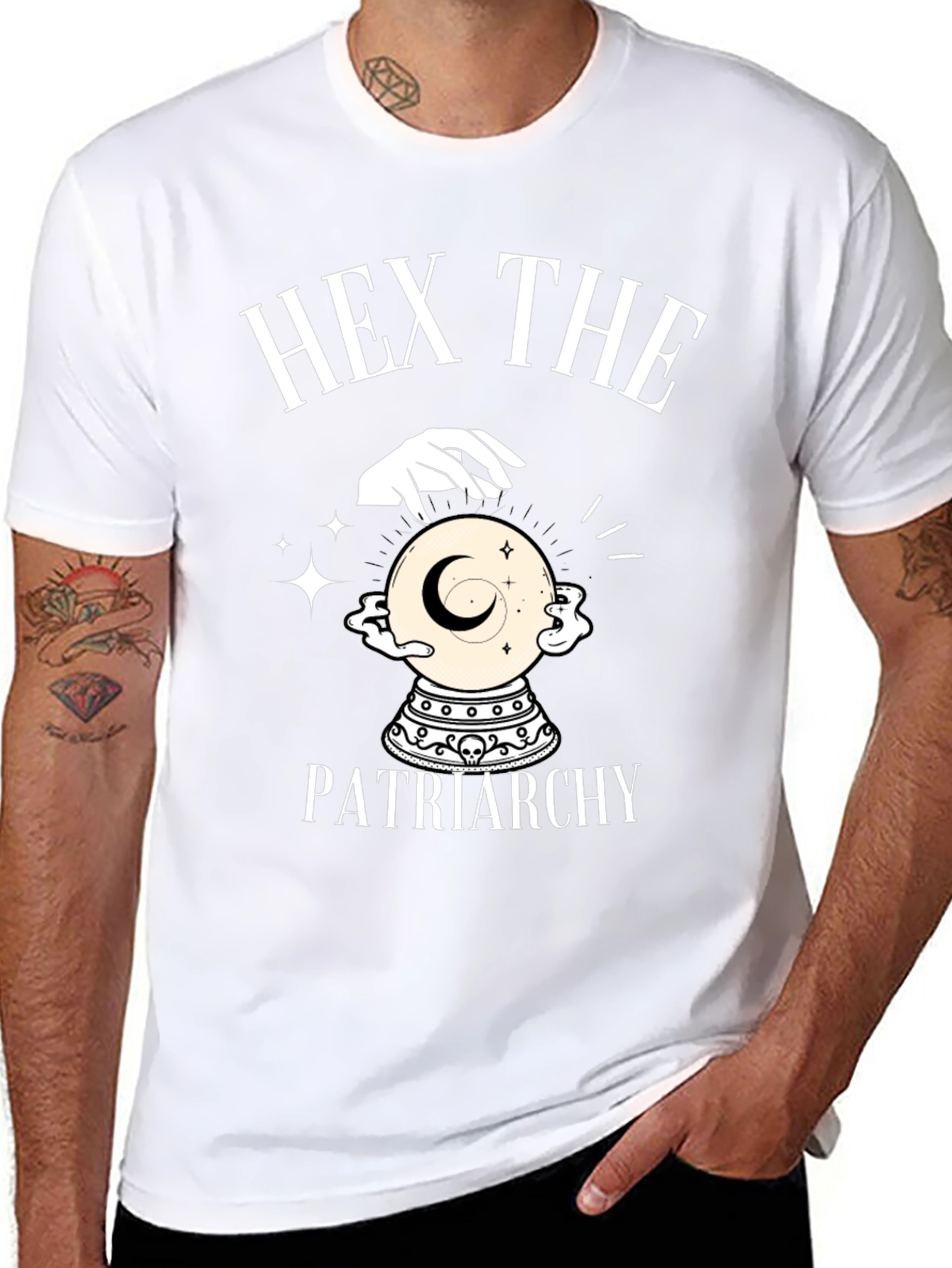 Hex the Patriarchy T-Shirt - Witchy Feminist Tee