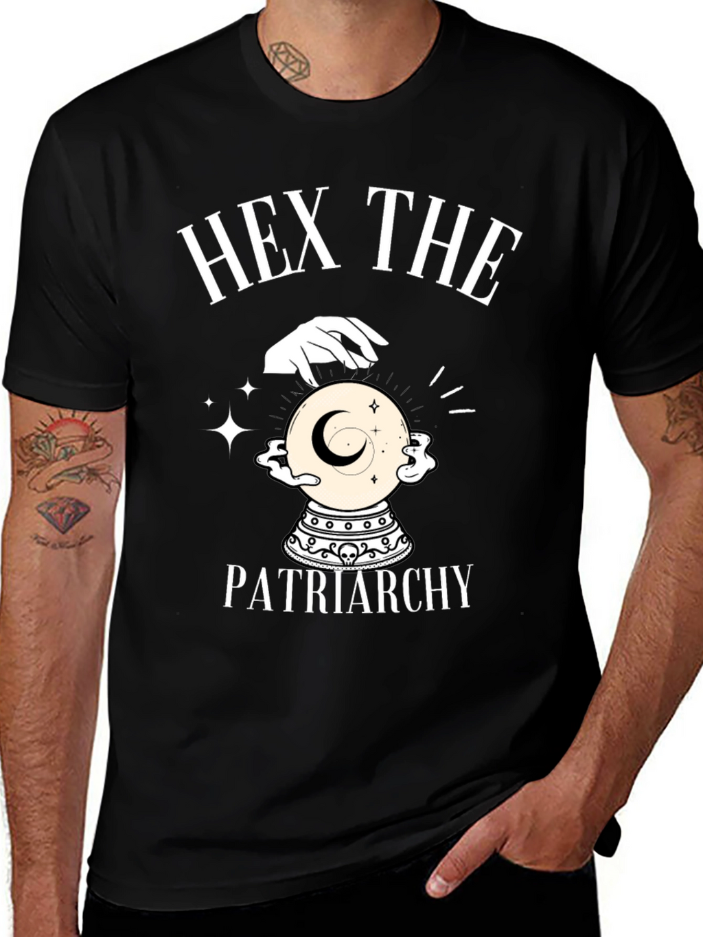 Hex the Patriarchy T-Shirt - Witchy Feminist Tee