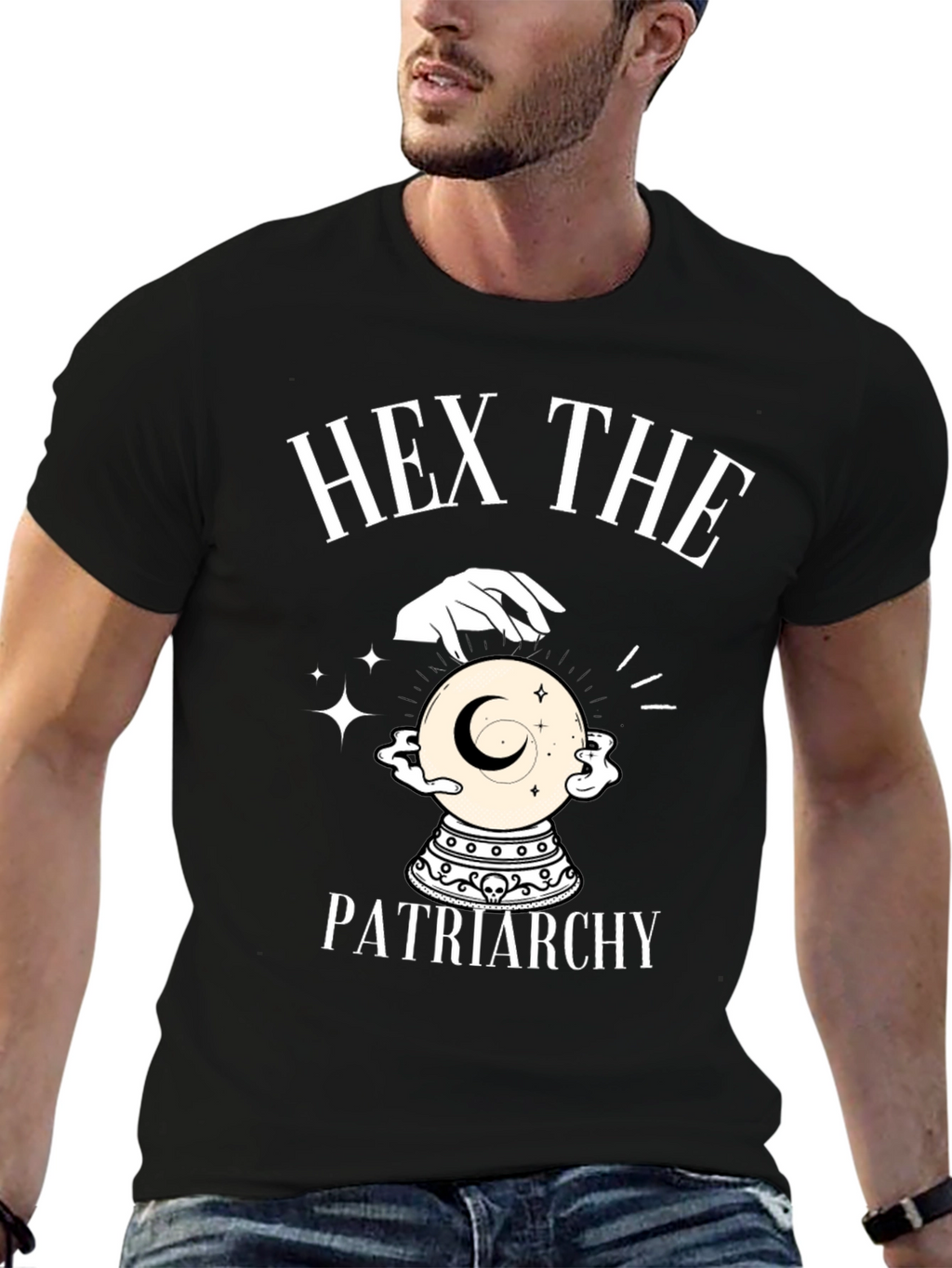Hex the Patriarchy T-Shirt - Witchy Feminist Tee