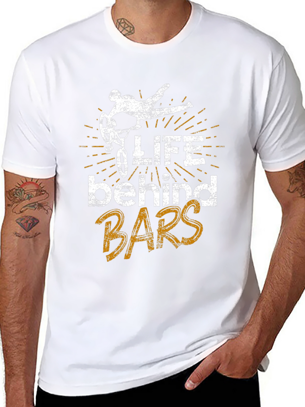Life Behind Bars Mens Graphic Tee