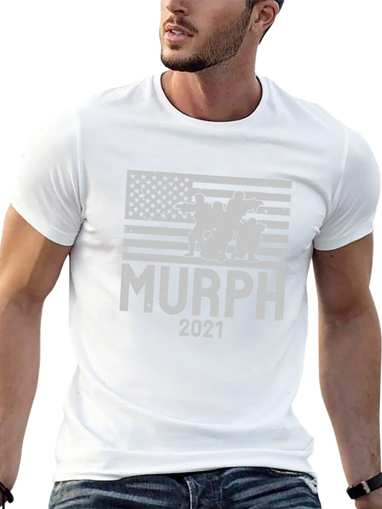 Murph 2021 Graphic Tee - Patriotic Tribute Shirt