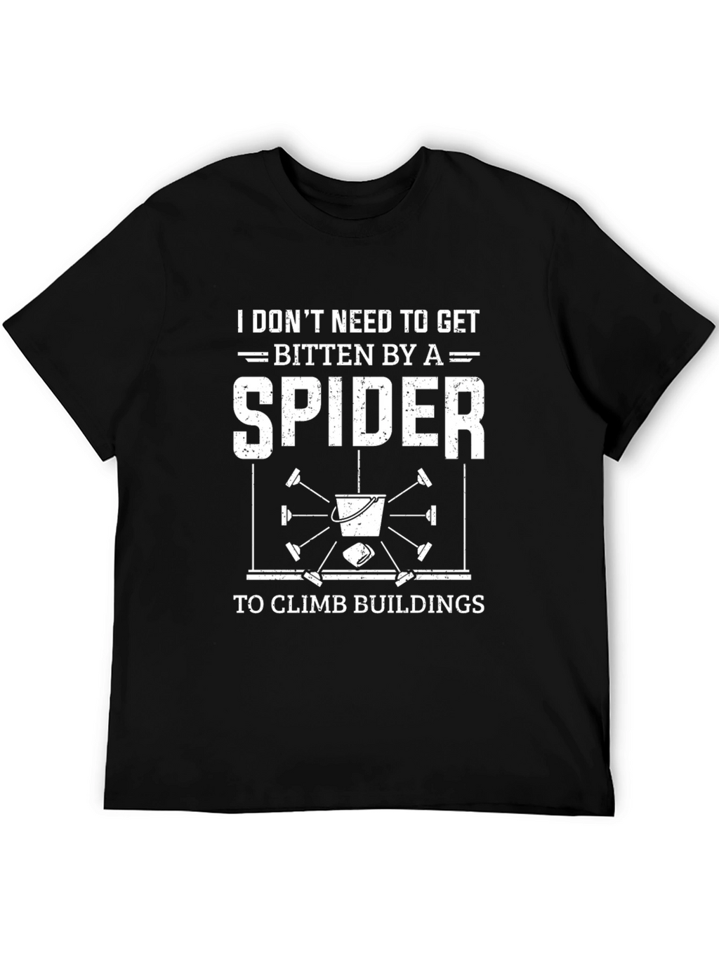 I Dont Need a Spider Funny Lineman Climbing T-Shirt