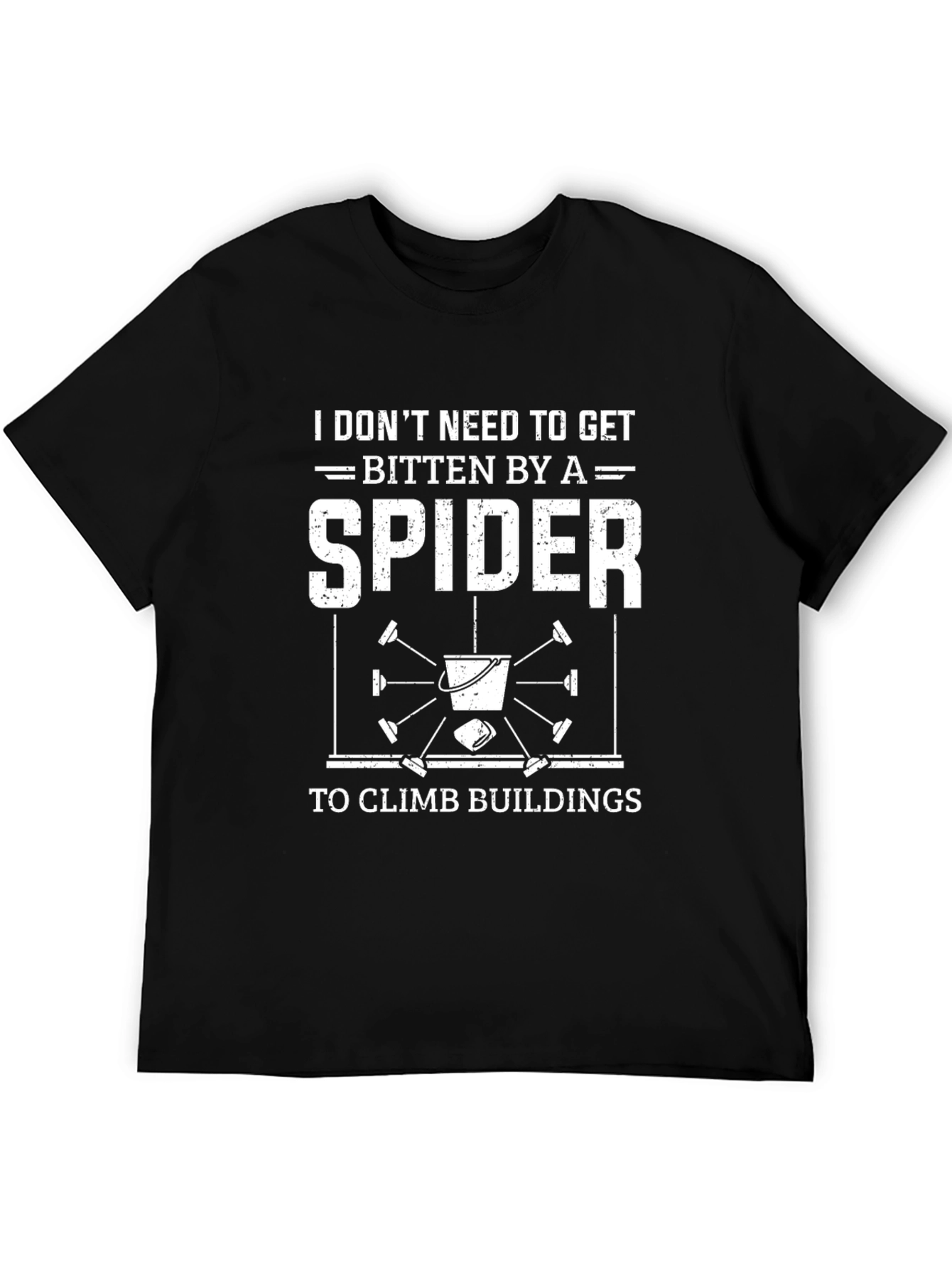 I Dont Need a Spider Funny Lineman Climbing T-Shirt