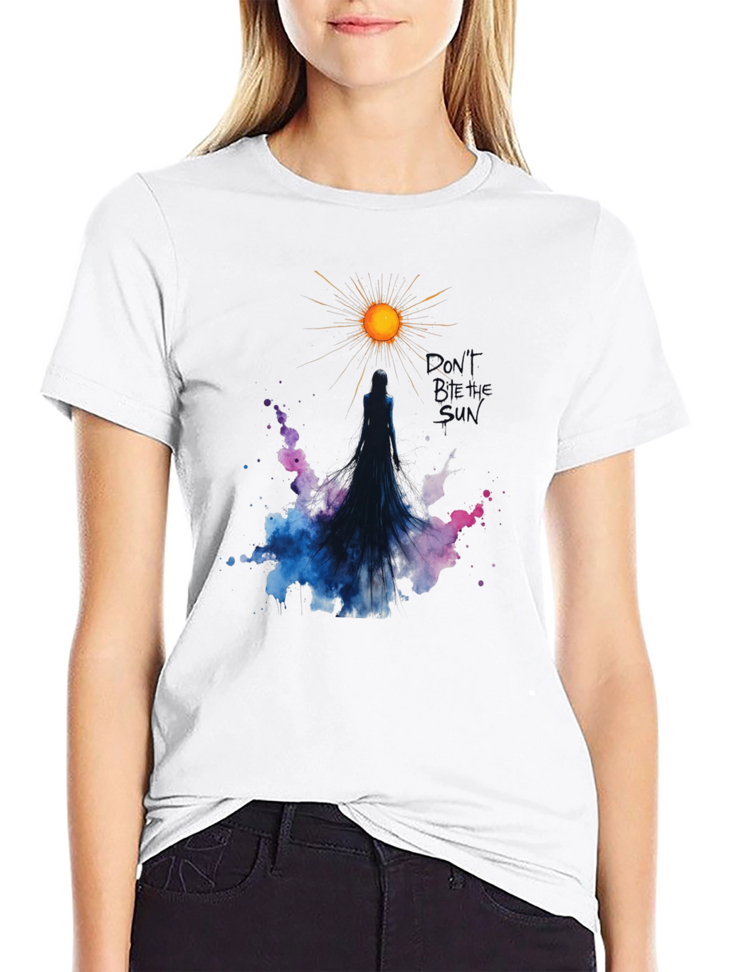 Dont Steal the Sun Black Graphic Tee