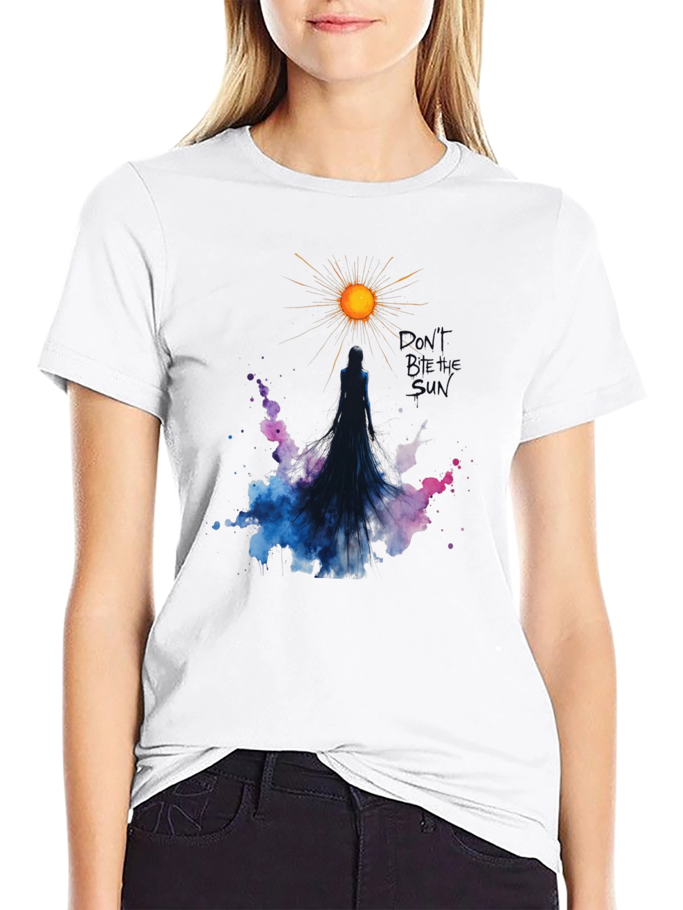 Dont Steal the Sun Black Graphic Tee