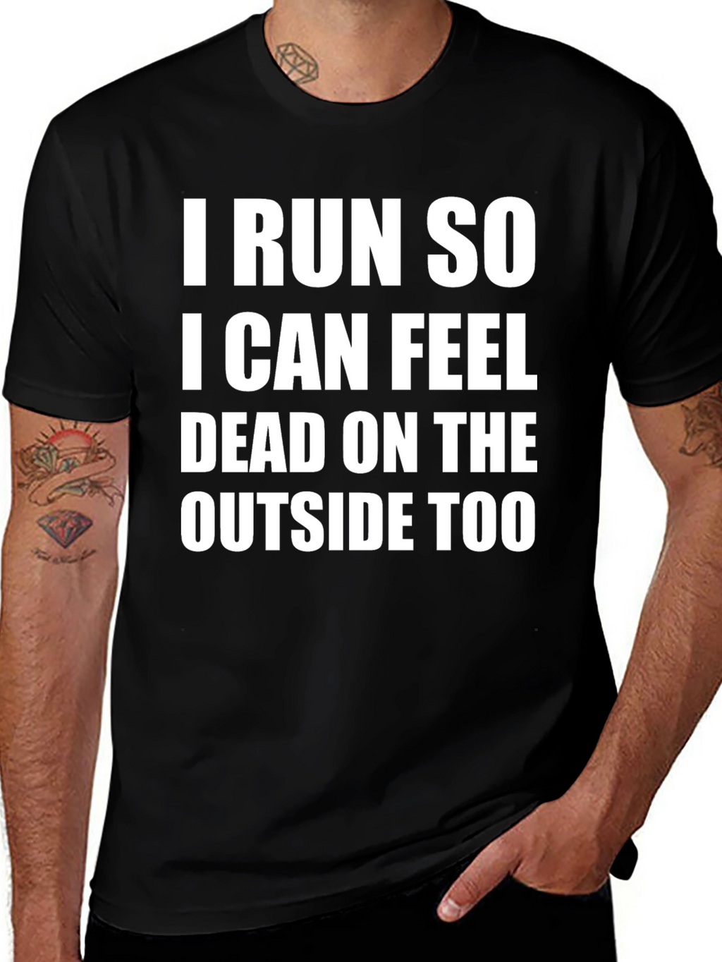 I Run So I Can Feel Dead T-Shirt
