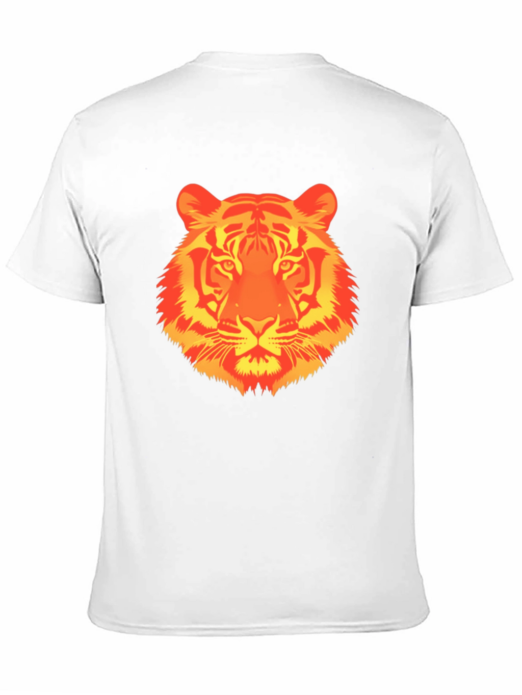 Fiery Tiger Graphic T-Shirt - Bold Animal Print Tee