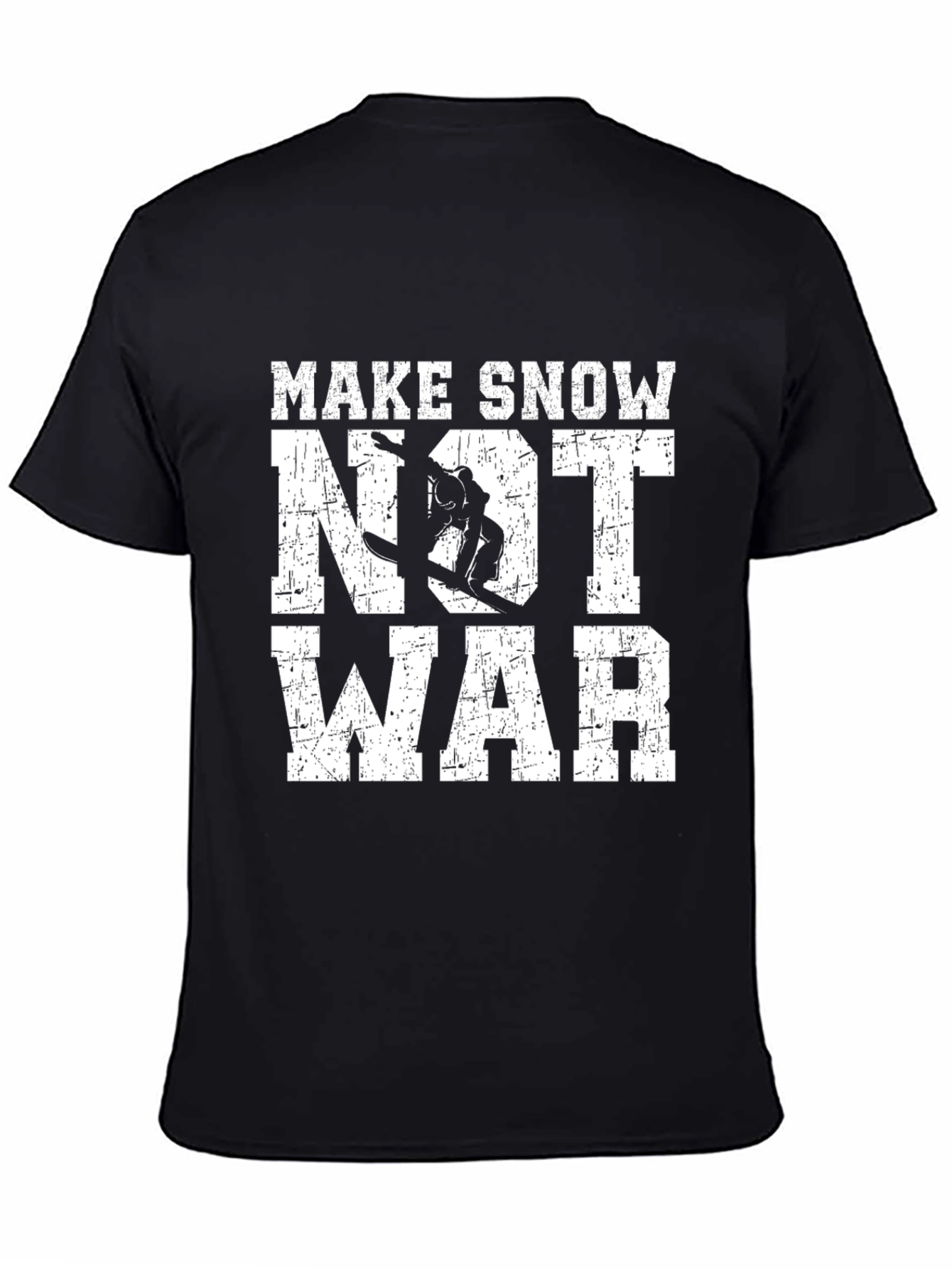 Make Snow Not War T-Shirt | Snowboarding Shirt