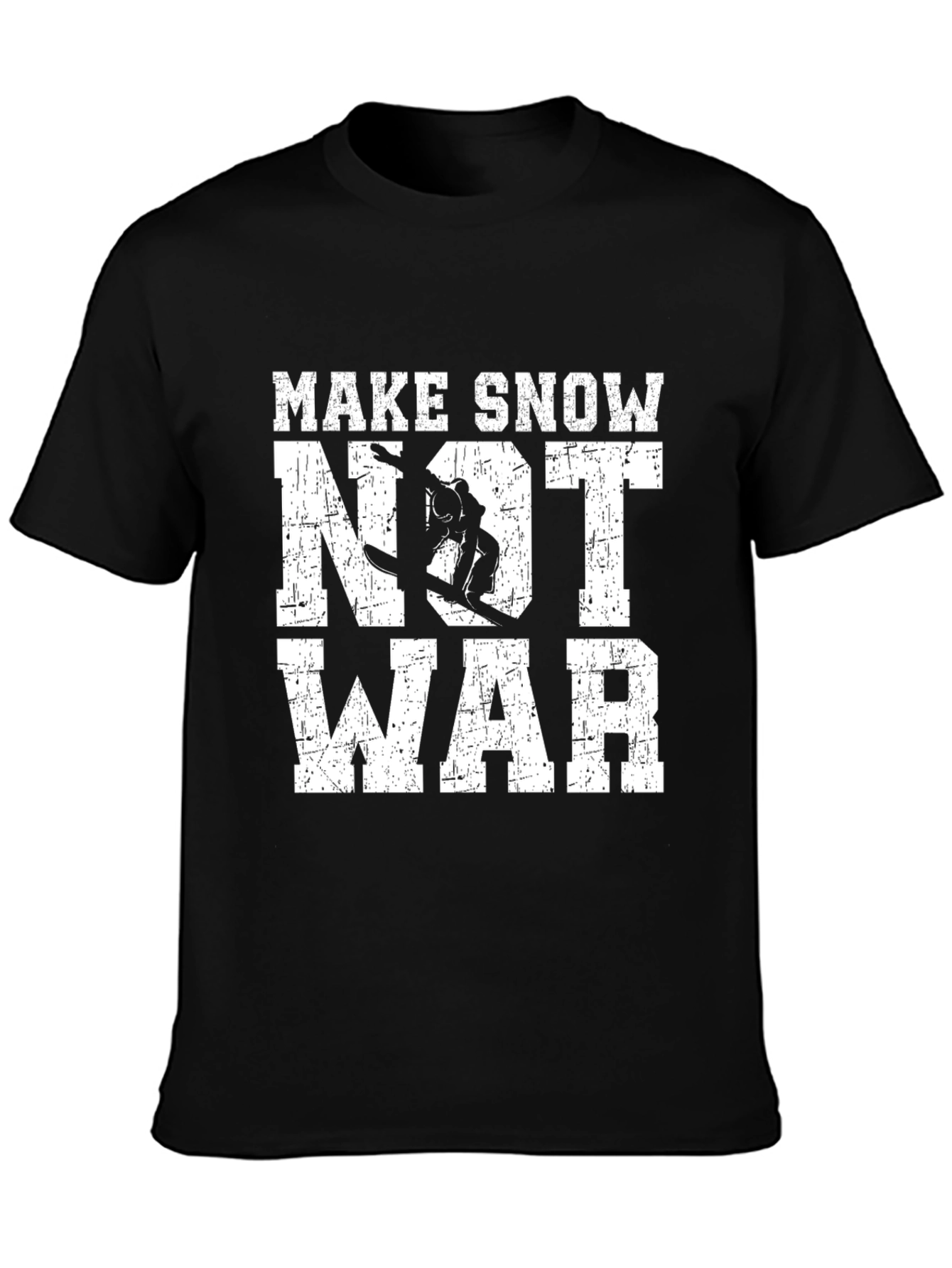 Make Snow Not War T-Shirt | Snowboarding Shirt