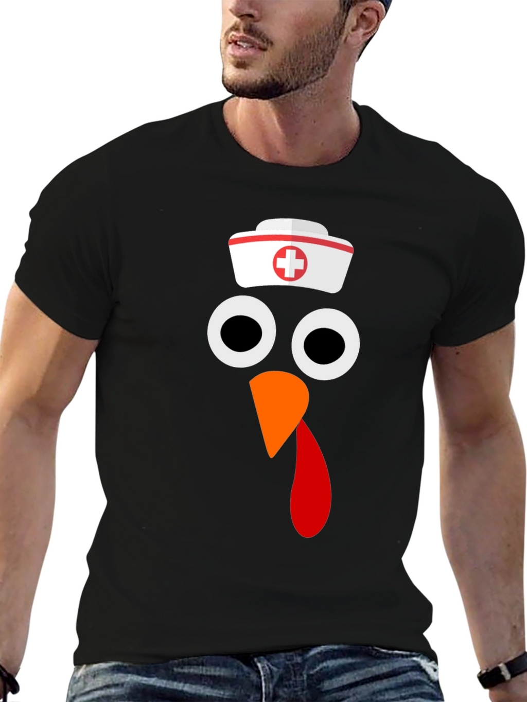 Funny Nurse Turkey Thanksgiving T-Shirt
