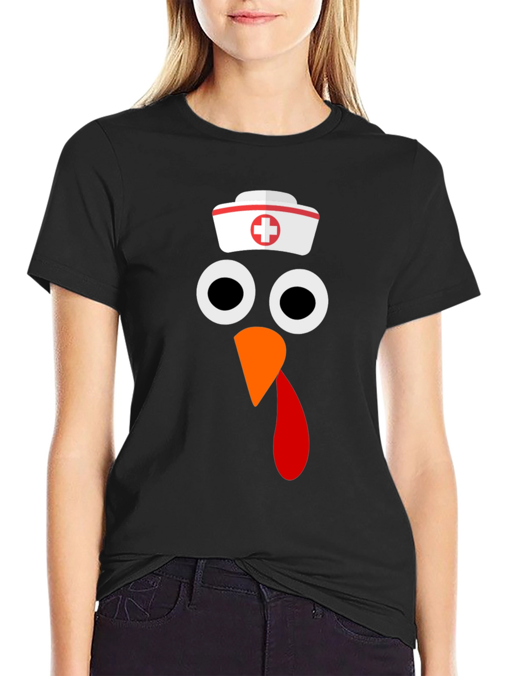 Funny Nurse Turkey Thanksgiving T-Shirt