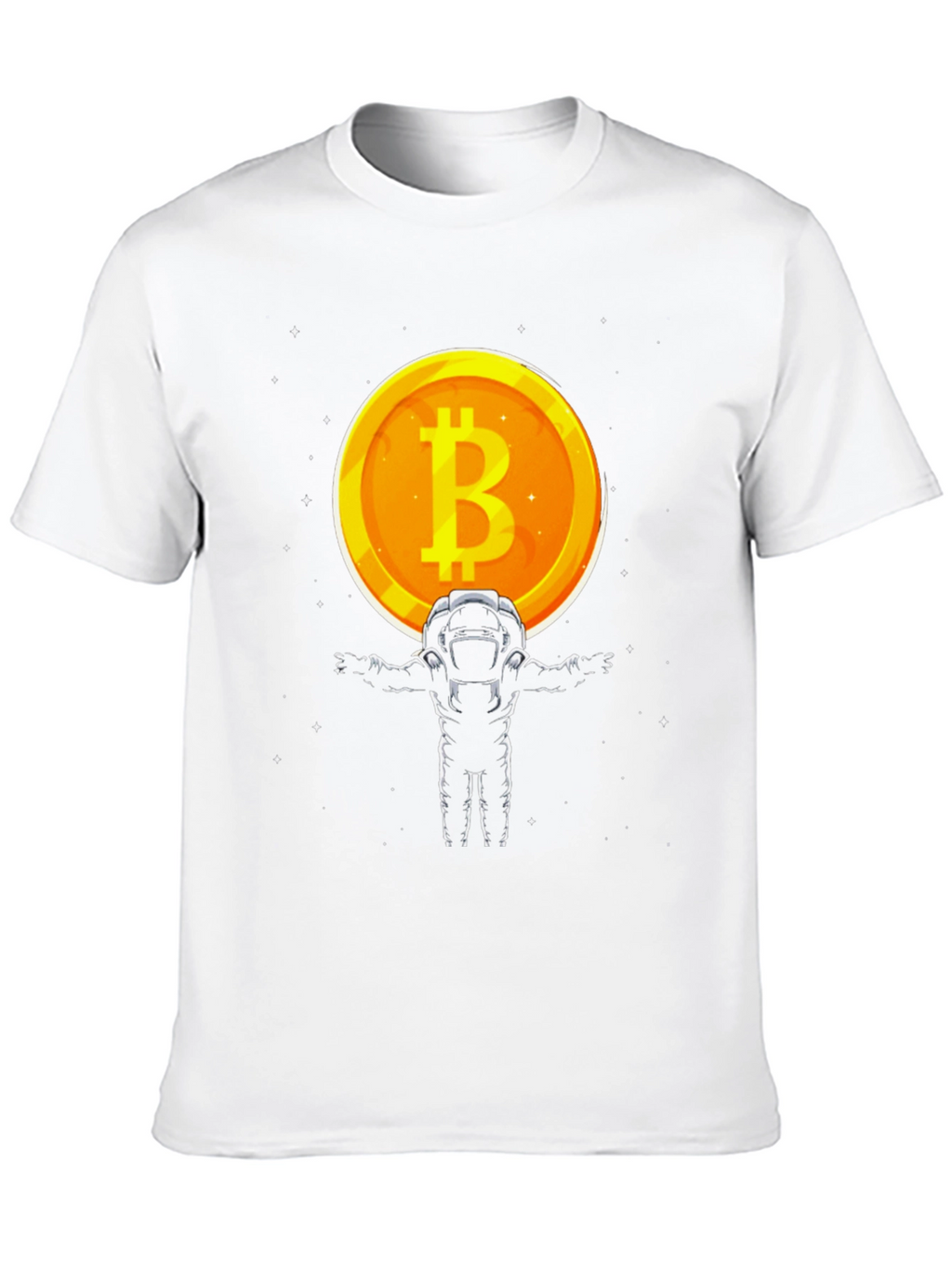 Bitcoin Astronaut T-Shirt - Crypto Space Tee