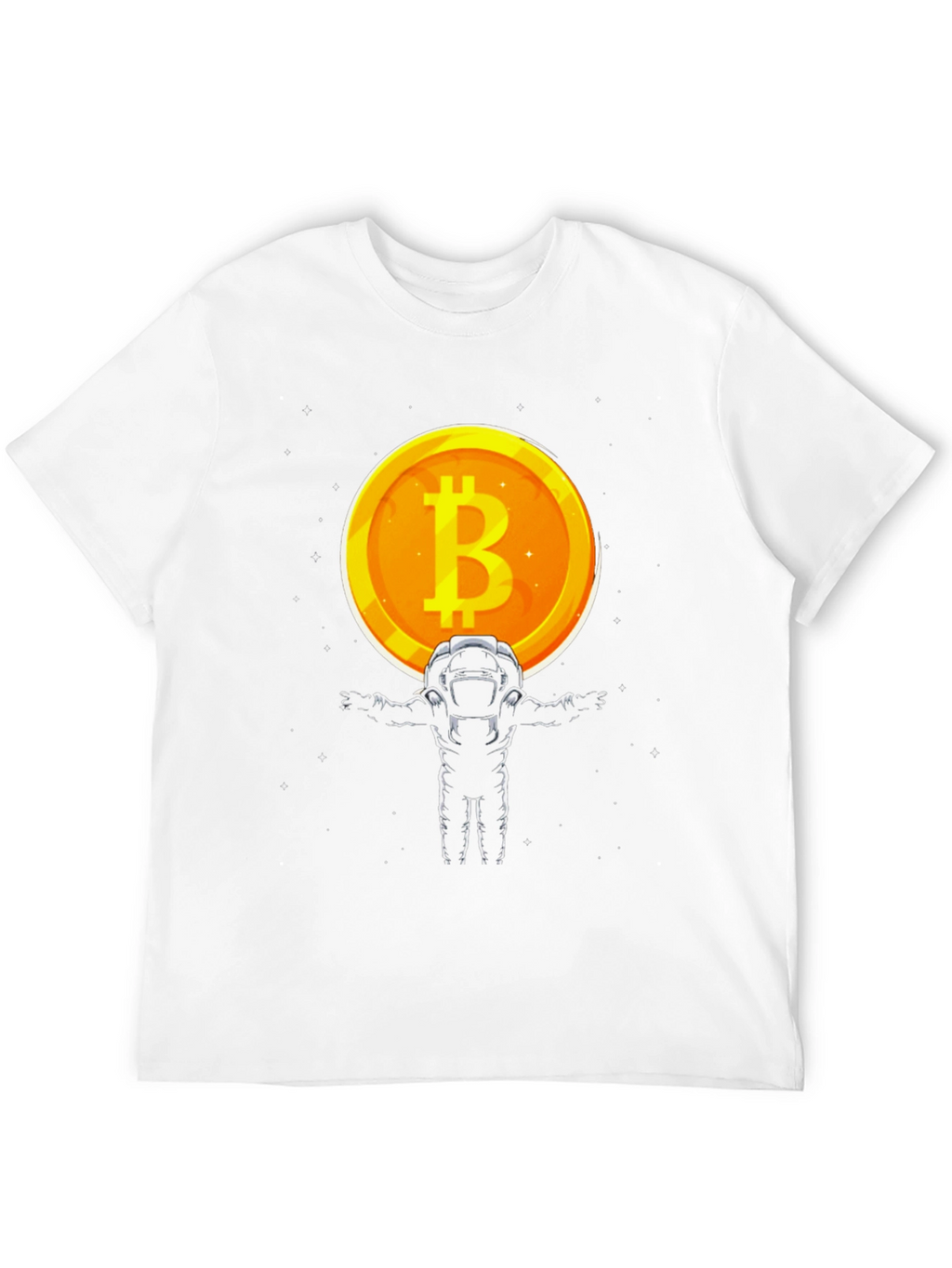 Bitcoin Astronaut T-Shirt - Crypto Space Tee