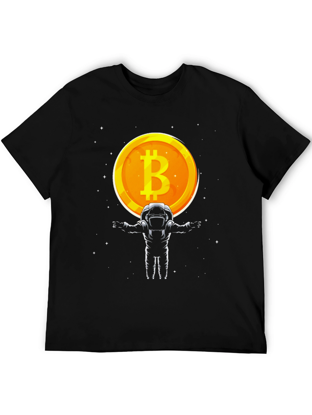 Bitcoin Astronaut T-Shirt - Crypto Space Tee