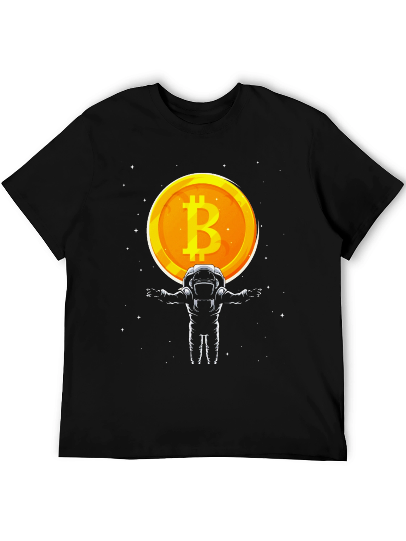 Bitcoin Astronaut T-Shirt - Crypto Space Tee