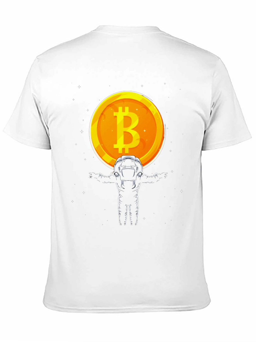 Bitcoin Astronaut T-Shirt - Crypto Space Tee