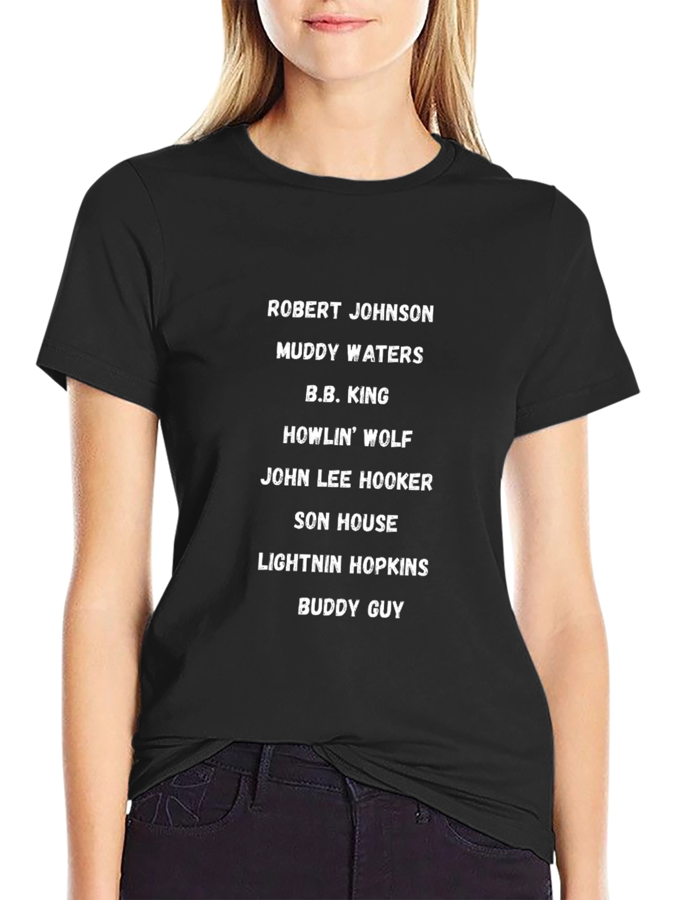 Blues Legends T-Shirt - Robert Johnson Muddy Waters & More