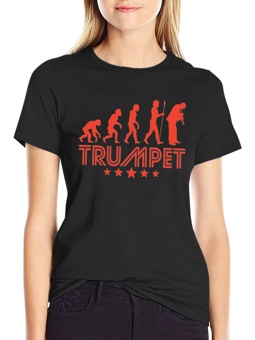 Trumpet Evolution T-Shirt - Music Lover Tee
