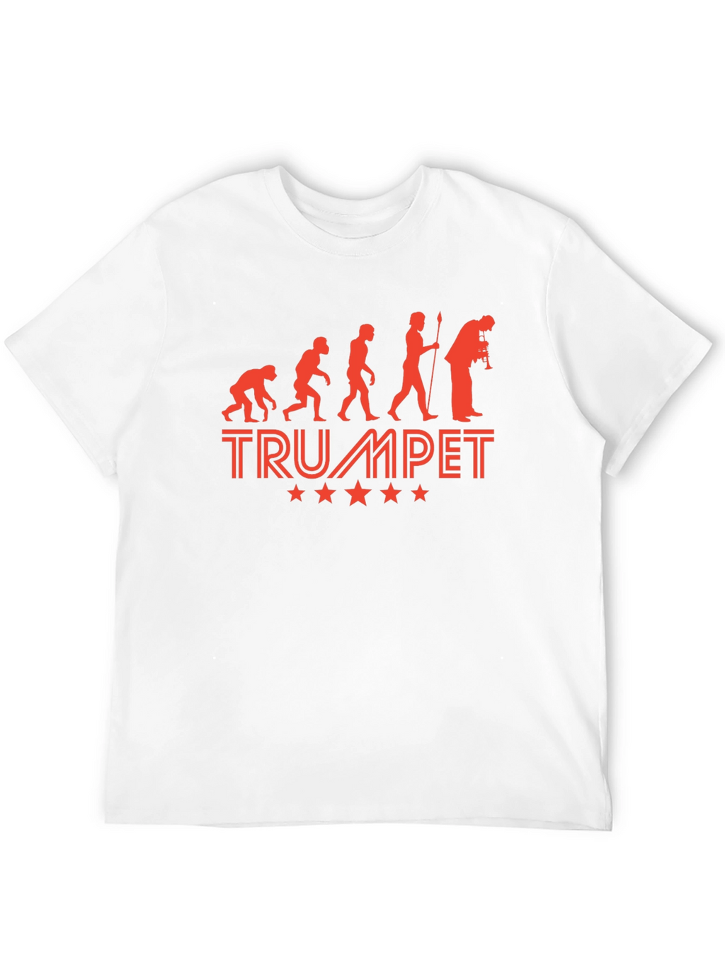 Trumpet Evolution T-Shirt - Music Lover Tee