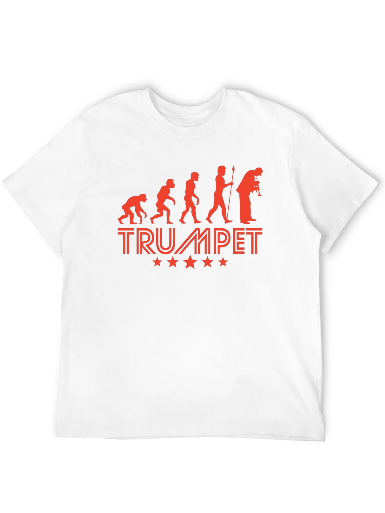 Trumpet Evolution T-Shirt - Music Lover Tee