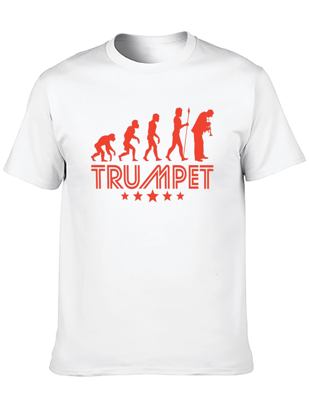 Trumpet Evolution T-Shirt - Music Lover Tee