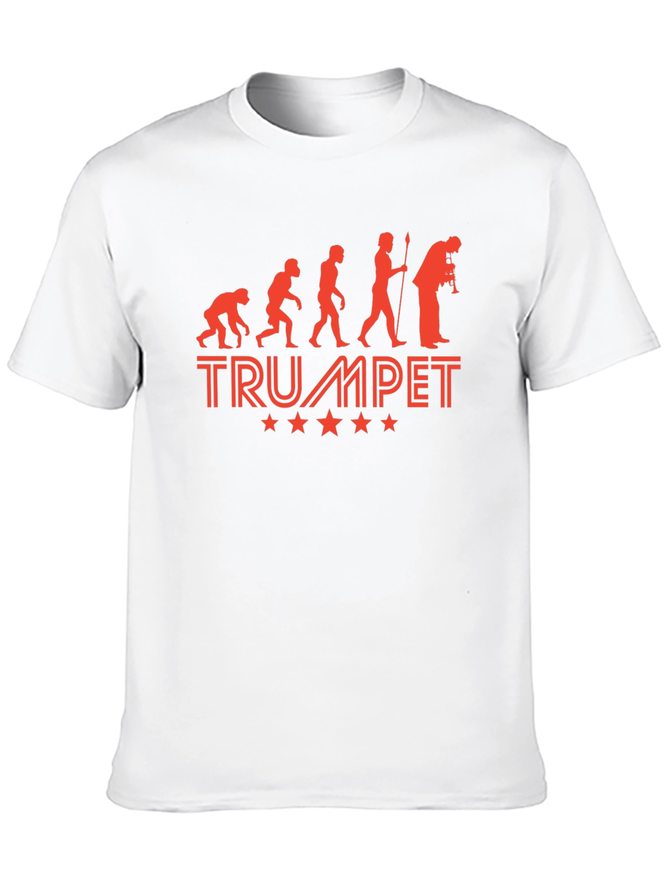 Trumpet Evolution T-Shirt - Music Lover Tee