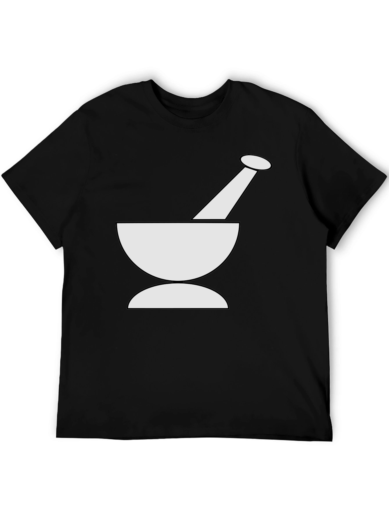 Mortar & Pestle Graphic Tee - Black Unisex T-Shirt