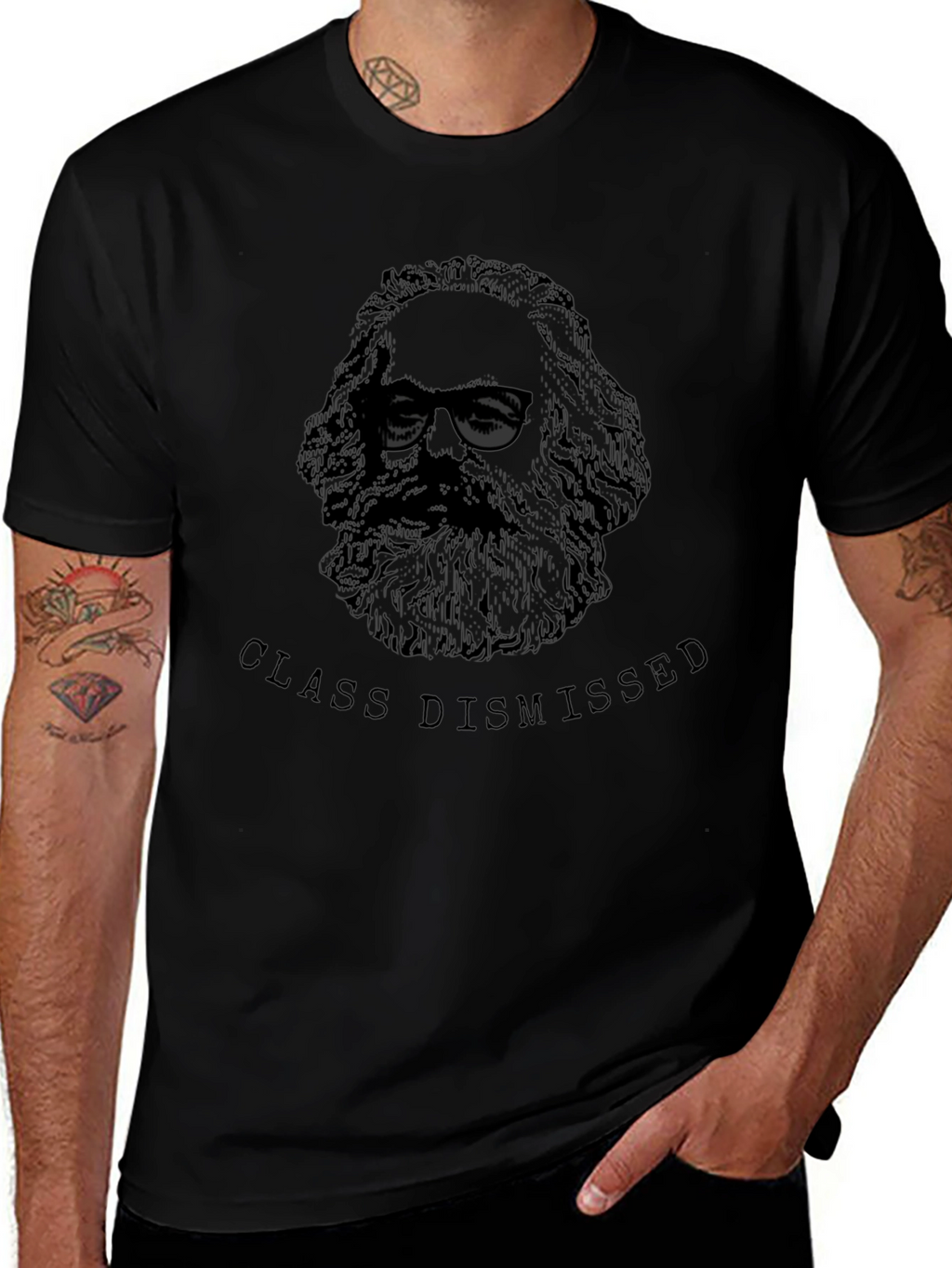 Karl Marx Class Dismissed Graphic T-Shirt