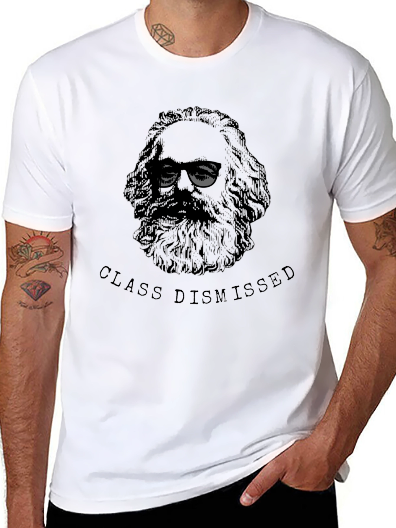 Karl Marx Class Dismissed Graphic T-Shirt