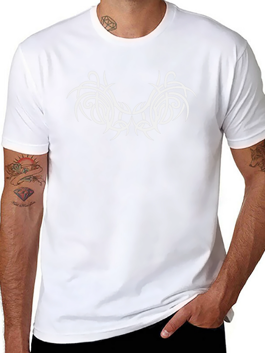 Tribal Graphic Tee - Black