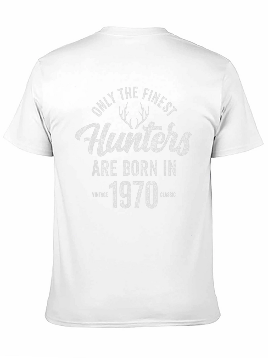 Finest Hunters Born in 1970 Black Graphic Tee