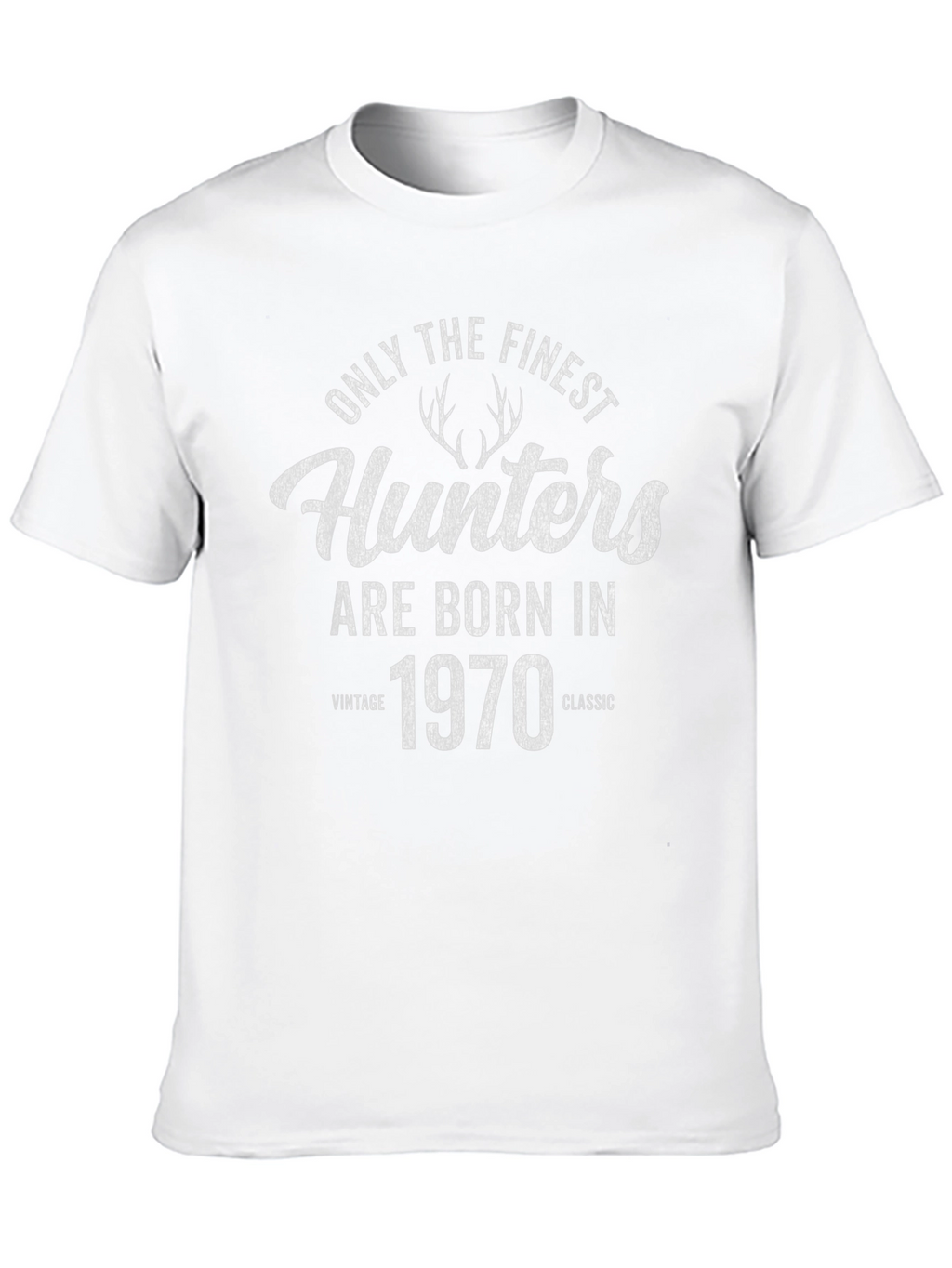 Finest Hunters Born in 1970 Black Graphic Tee