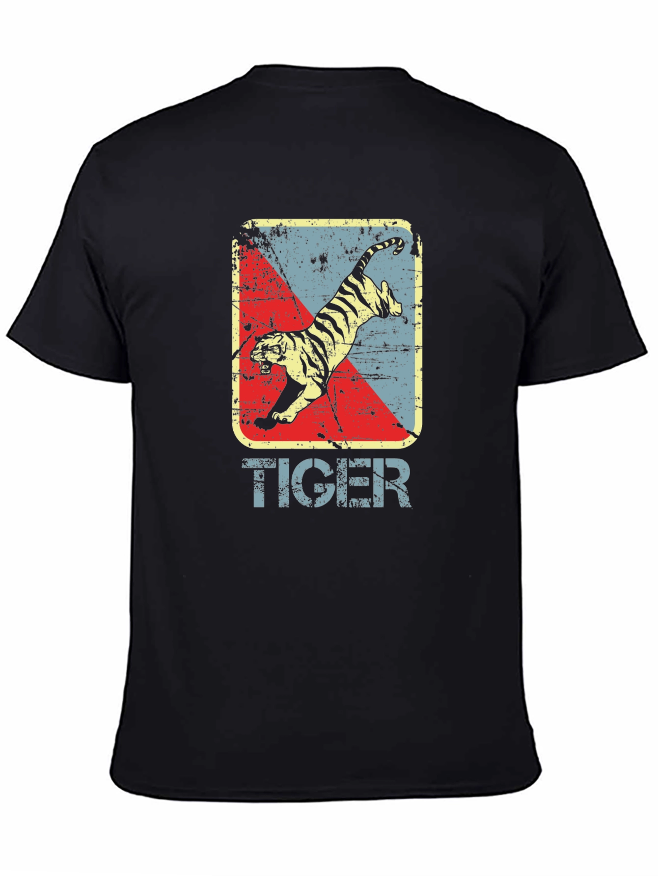 Vintage Tiger Graphic Tee - Retro Style