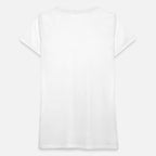 A beautiful woman stands confidently, exuding eleg