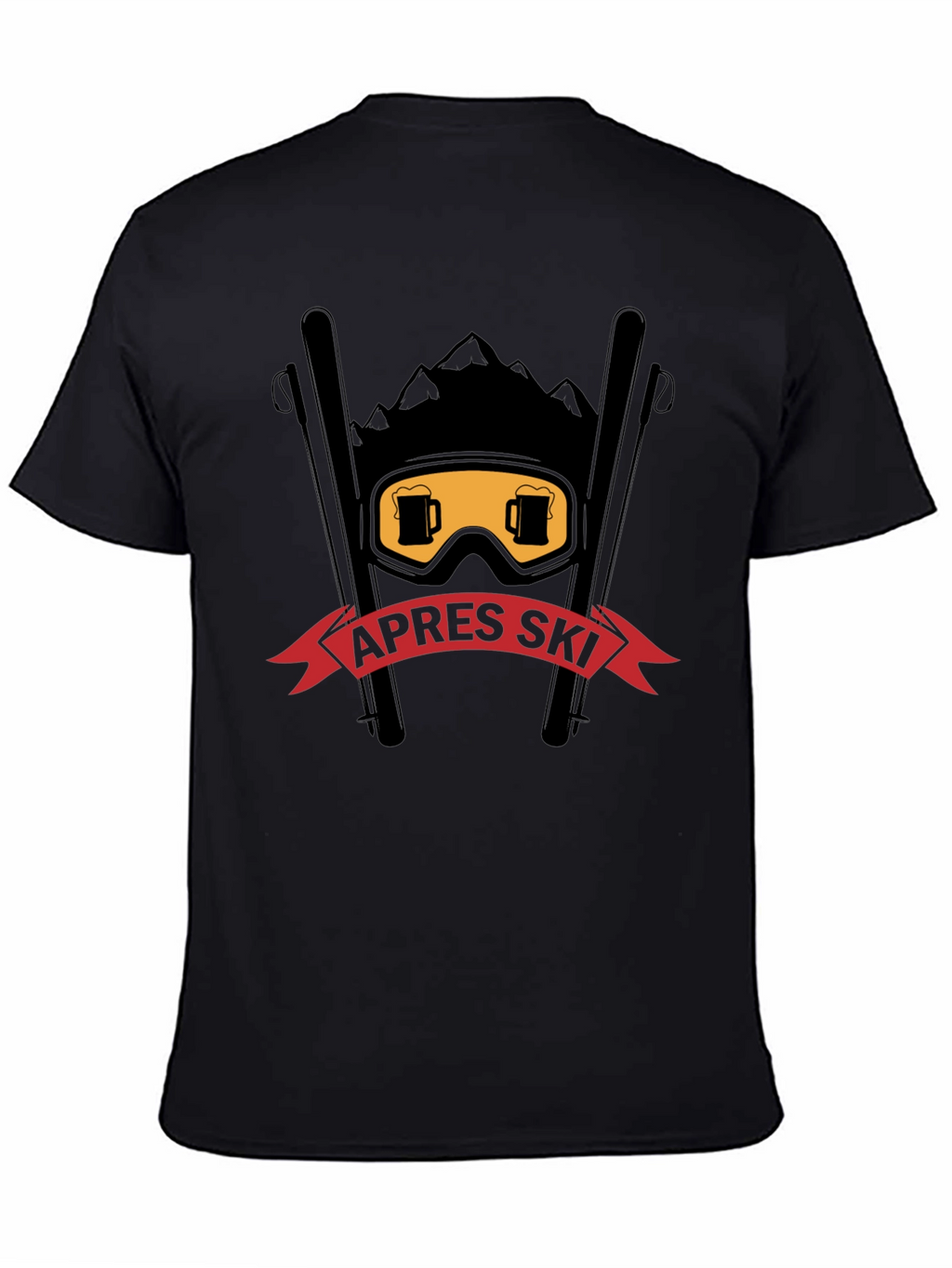 Après Ski T-Shirt: Beer Goggles & Mountain Design