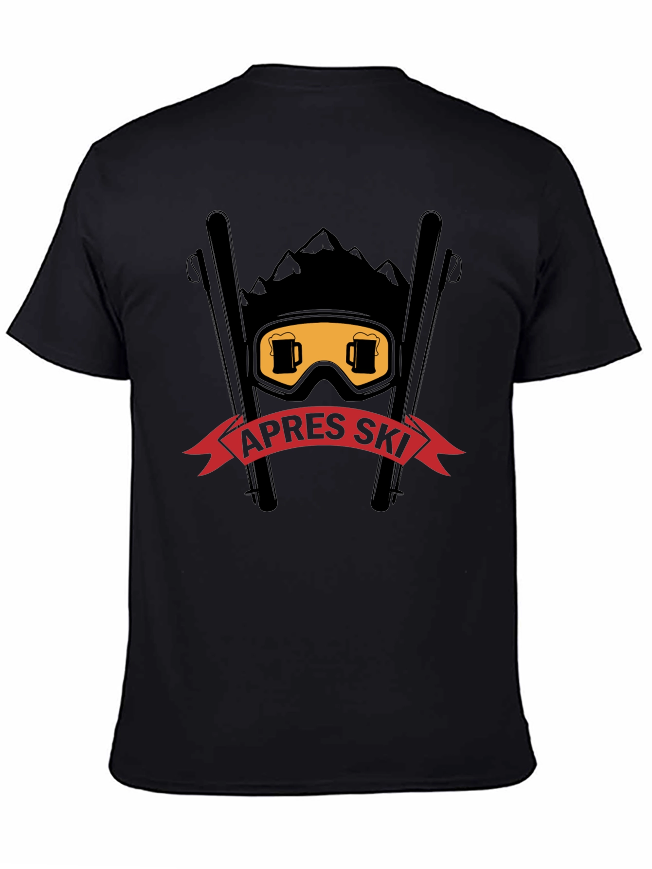 Après Ski T-Shirt: Beer Goggles & Mountain Design