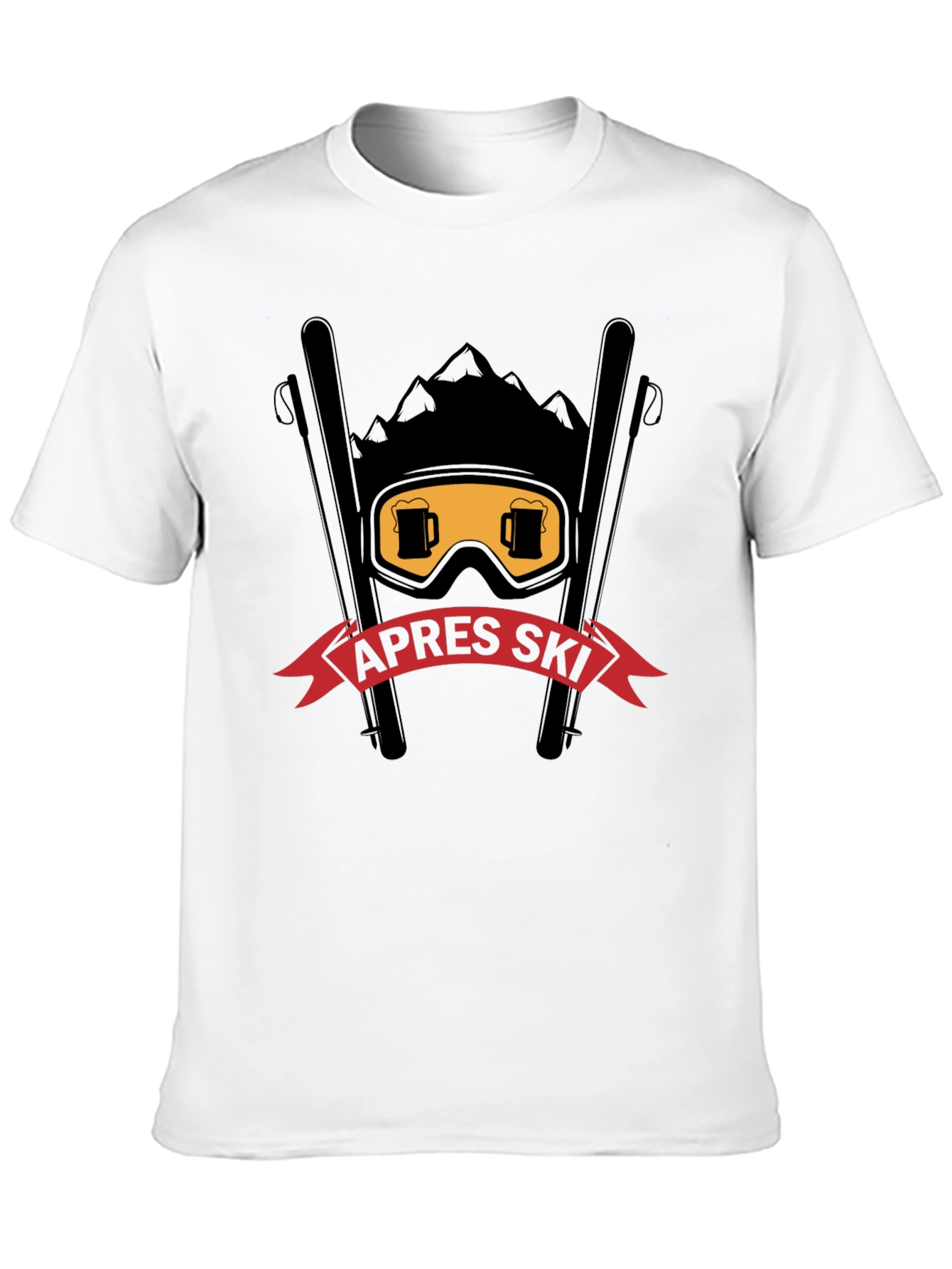 Après Ski T-Shirt: Beer Goggles & Mountain Design